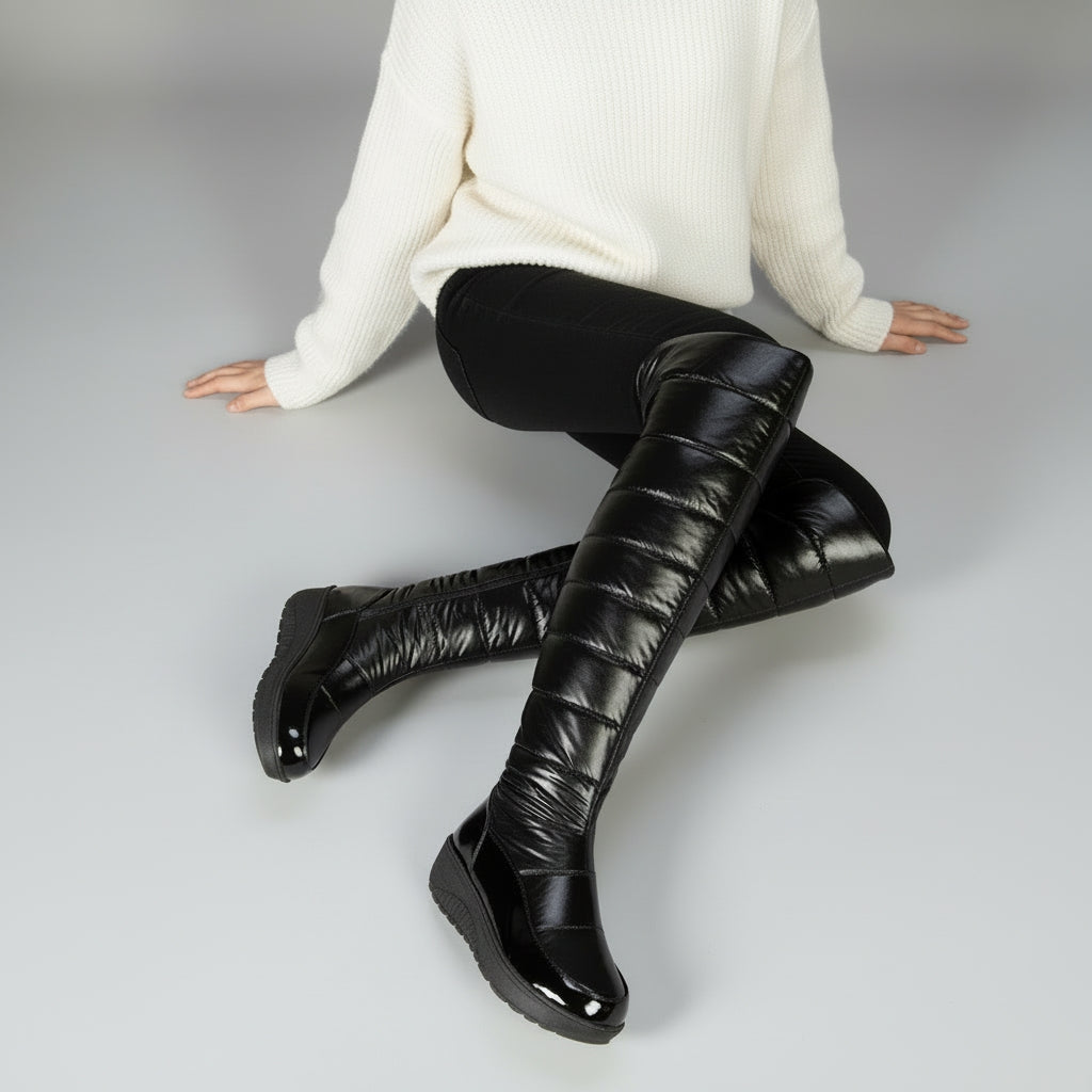 Cuissardes matelassées doublées en polaire — Amielle Paris