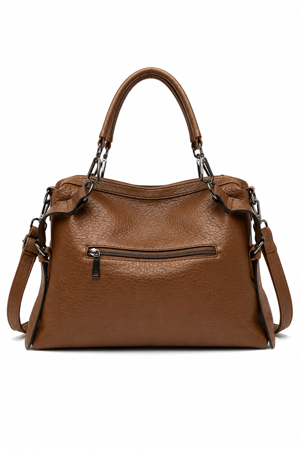 Kyle — Sac grainé à bandoulière amovible — Amielle Paris