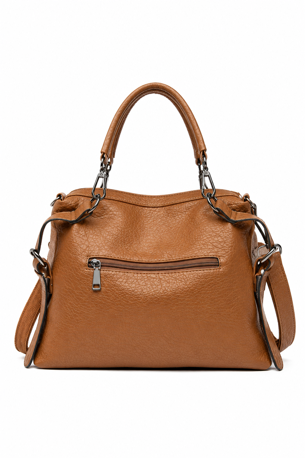 Kyle — Sac grainé à bandoulière amovible — Amielle Paris
