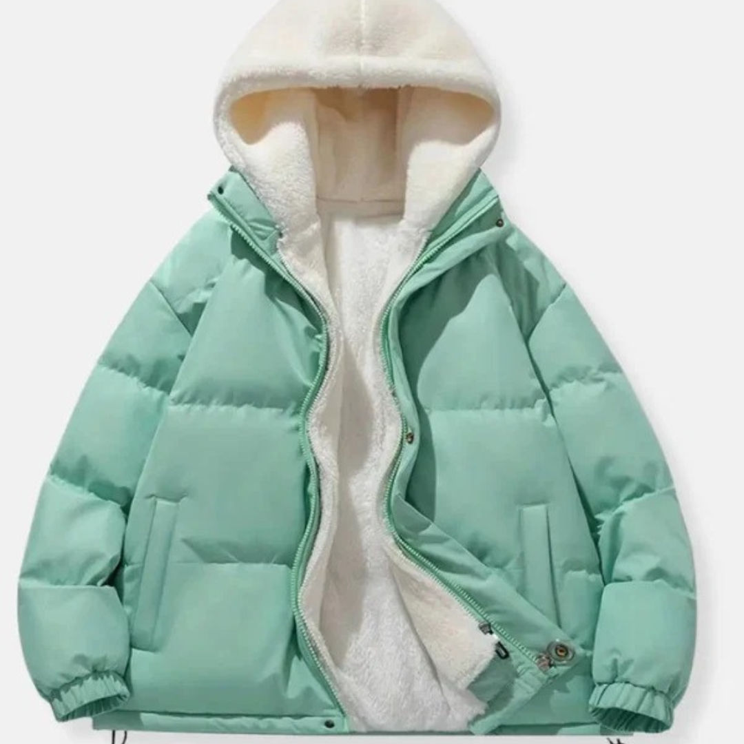 Lina — Veste matelassée à col haut — Amielle Paris