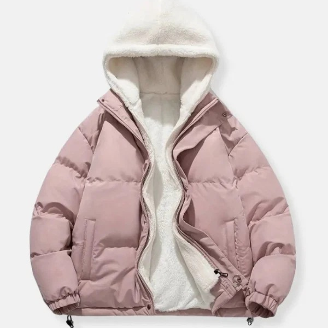Lina — Veste matelassée à col haut — Amielle Paris
