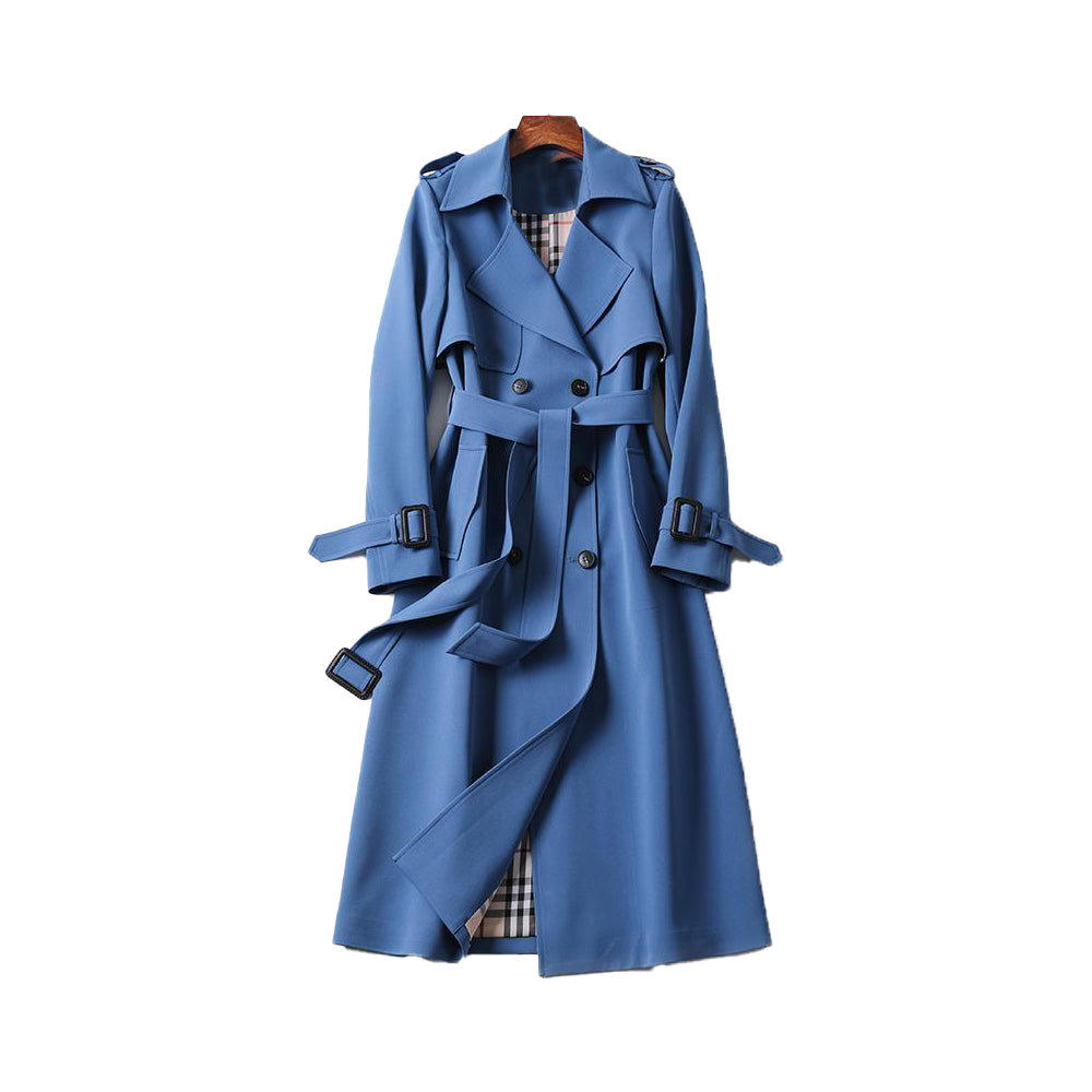 Paige — Trench croisé à ceinture assortie — Amielle Paris
