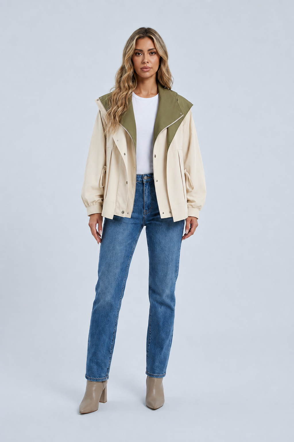 Maisy — Veste ample à grand col châle — Amielle Paris