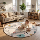 Tapis de jeu bébé voitures et camions — 140 cm — vue 2