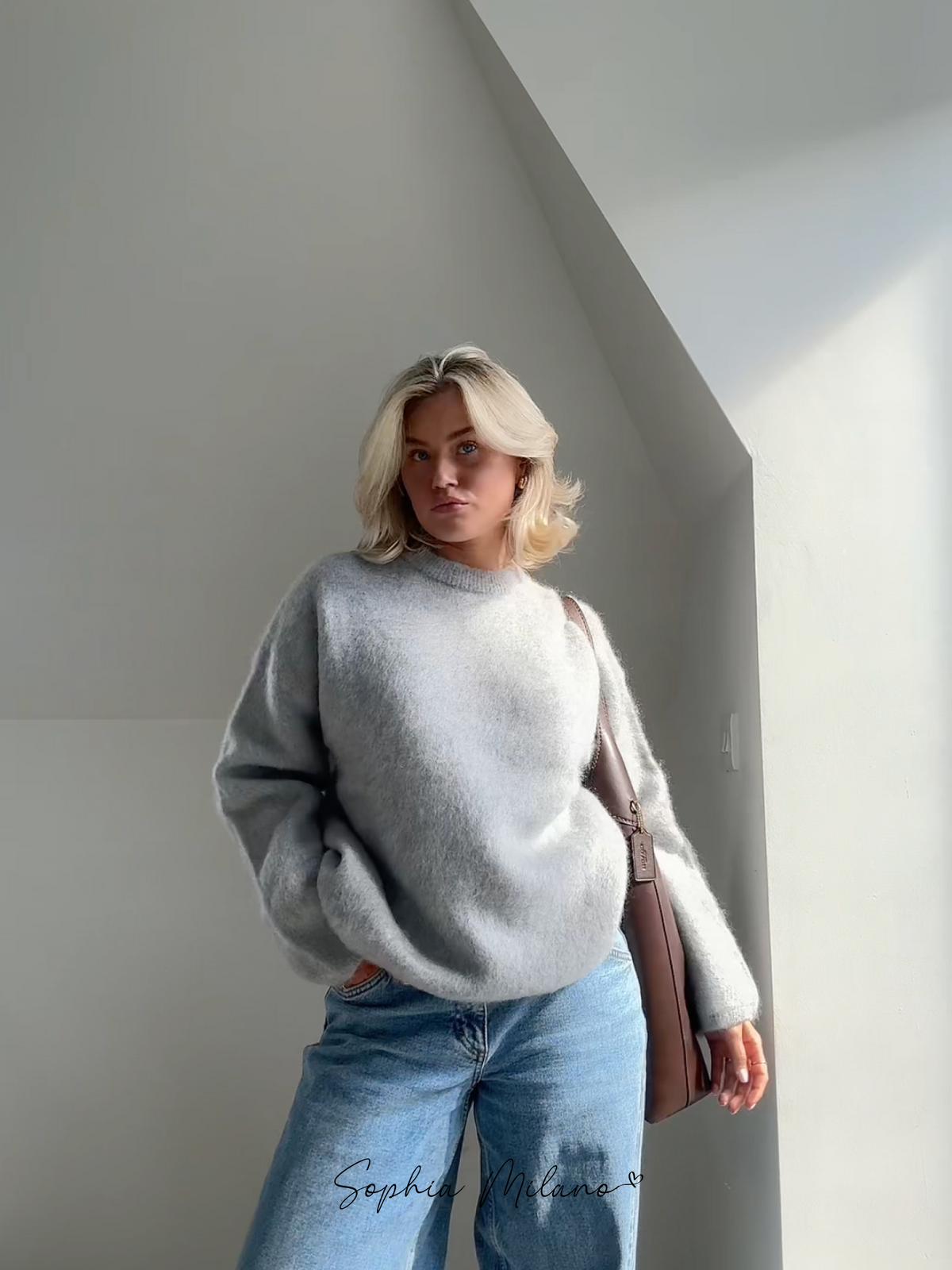 Fiona — Pull décontracté à col rond — Amielle Paris