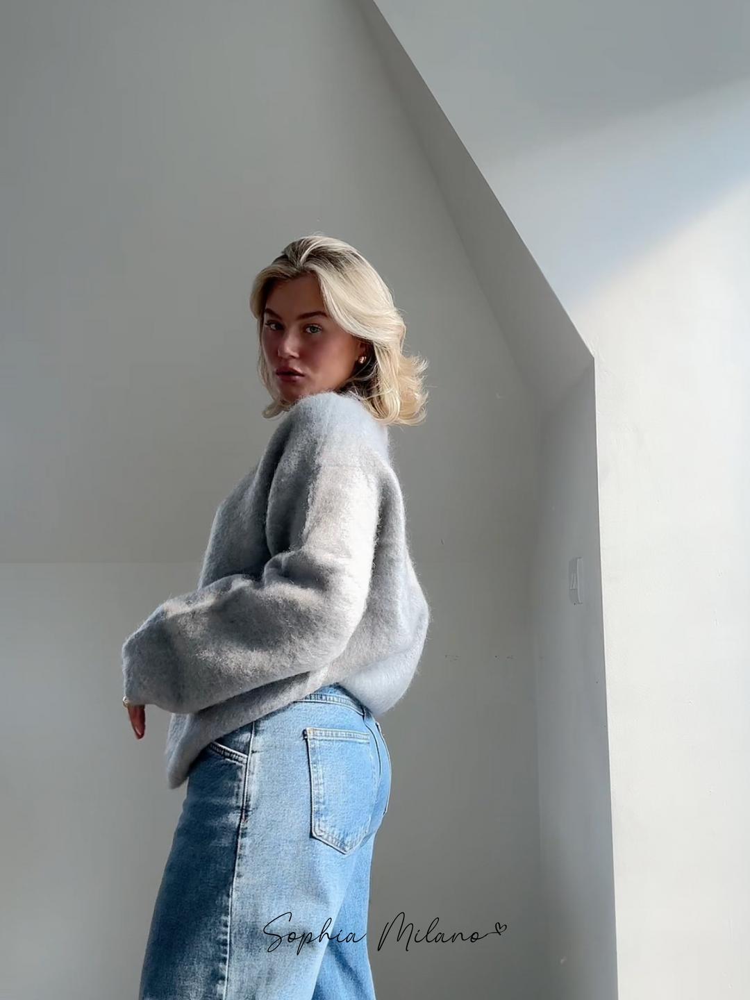Fiona — Pull décontracté à col rond — Amielle Paris
