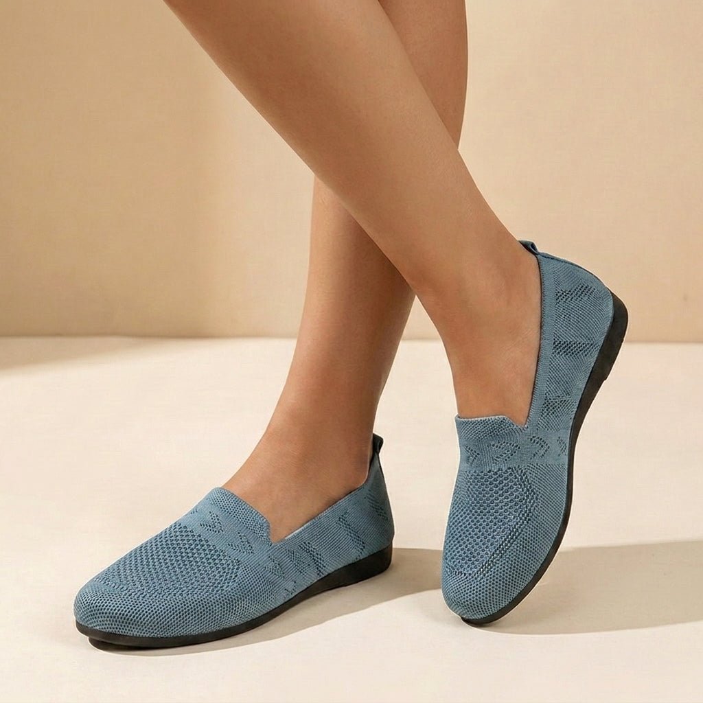 Mocassins en maille à bout rond — Amielle Paris