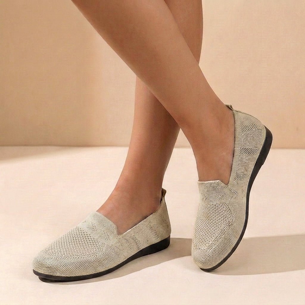 Mocassins en maille à bout rond — Amielle Paris