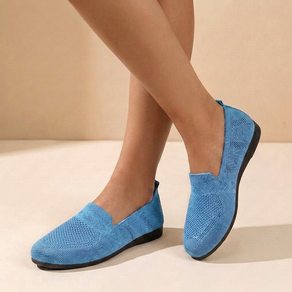Mocassins en maille à bout rond — Amielle Paris