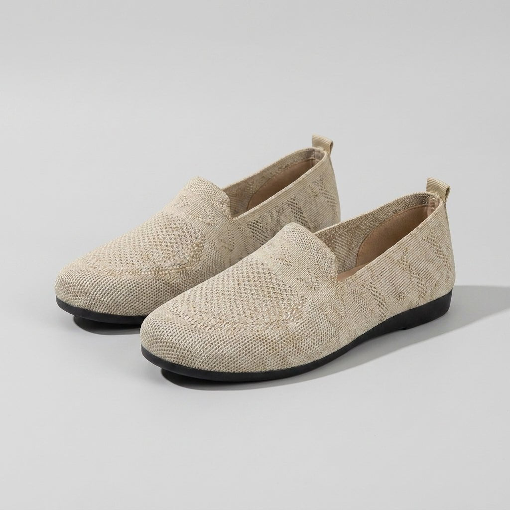 Mocassins en maille à bout rond — Amielle Paris