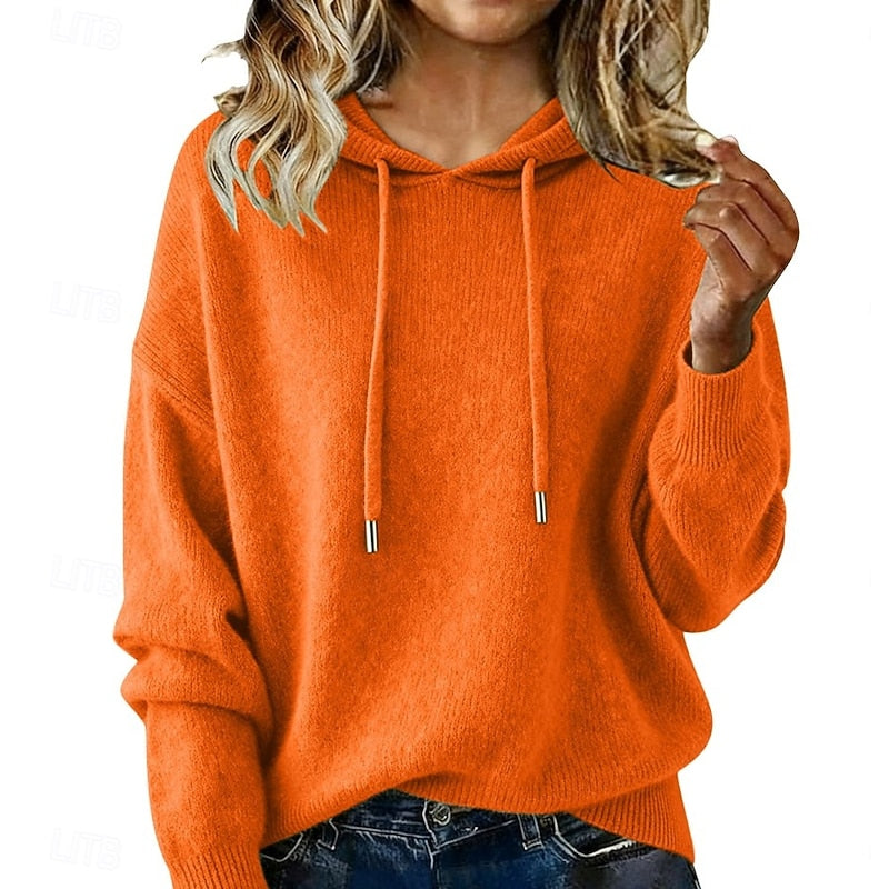 Camille | Pull décontracté à capuche — Amielle Paris