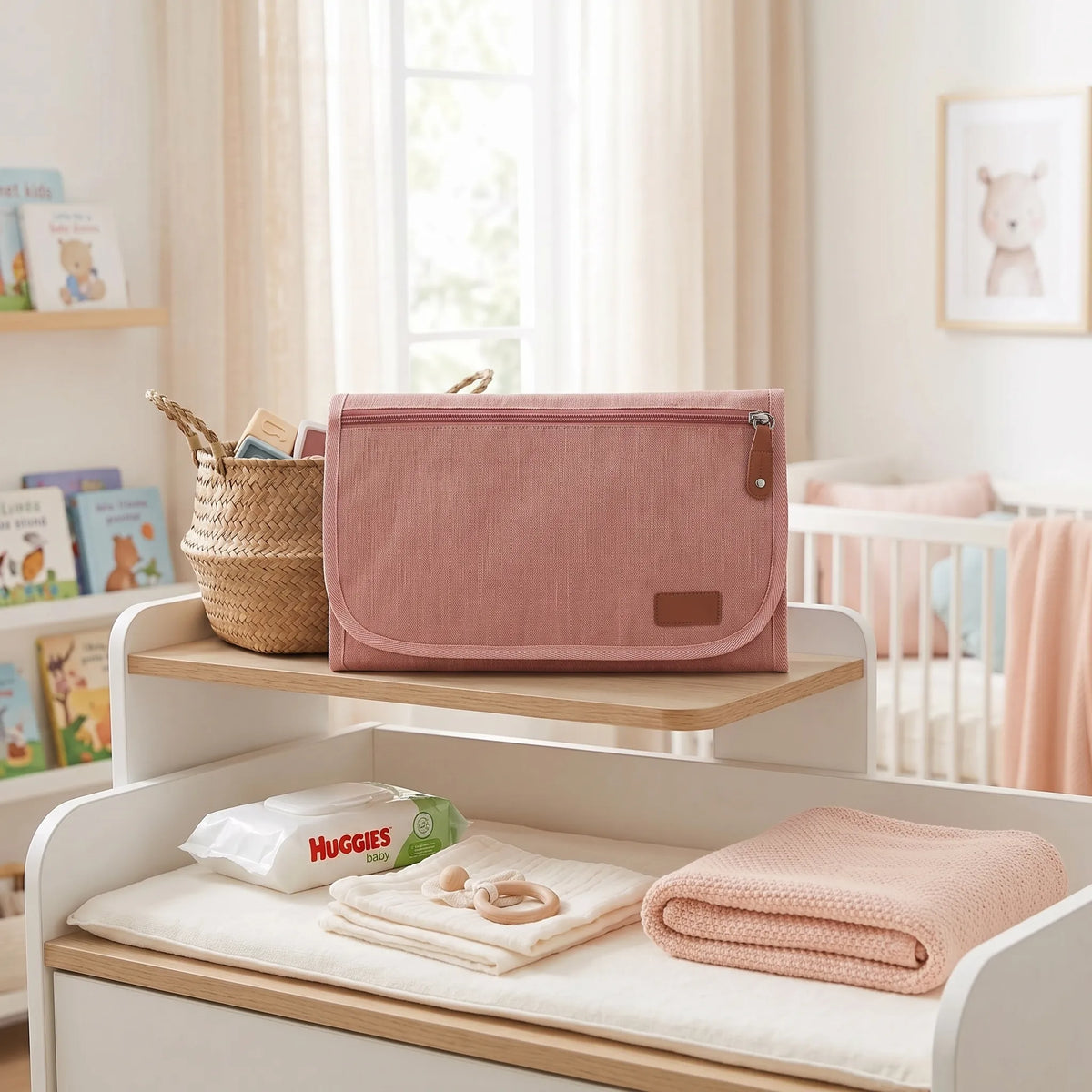 Pochette à langer nomade avec tapis imperméable — vue 3
