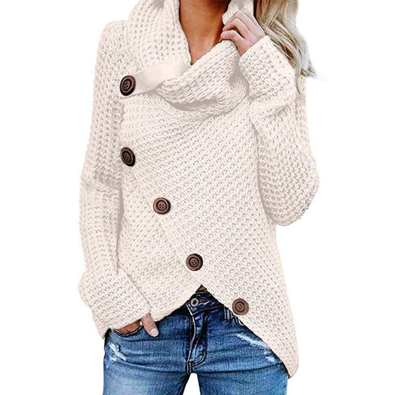 Pull à col bénitier et base asymétrique — Amielle Paris