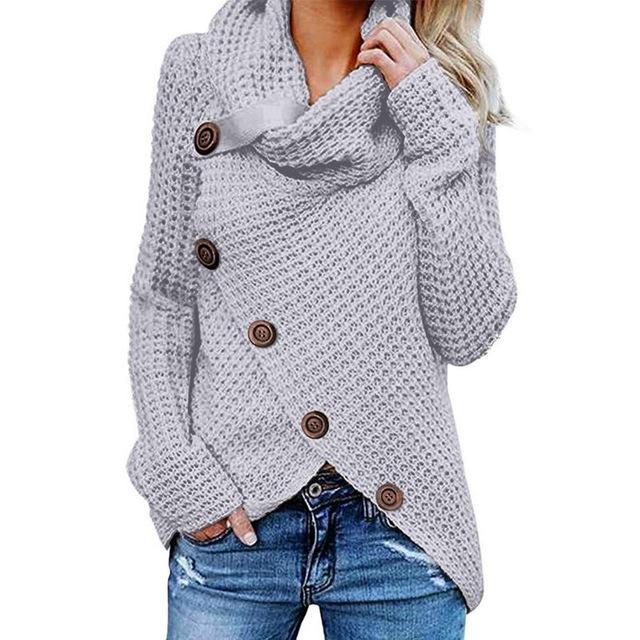 Pull à col bénitier et base asymétrique — Amielle Paris
