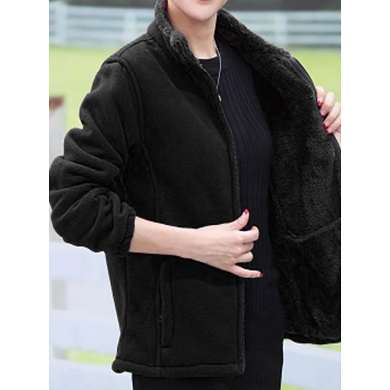 Veste polaire à doublure moelleuse — Amielle Paris