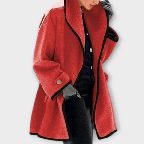 Manteau trapèze à col châle — Amielle Paris