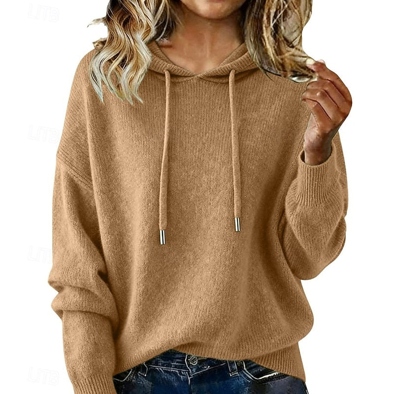 Camille | Pull décontracté à capuche — Amielle Paris
