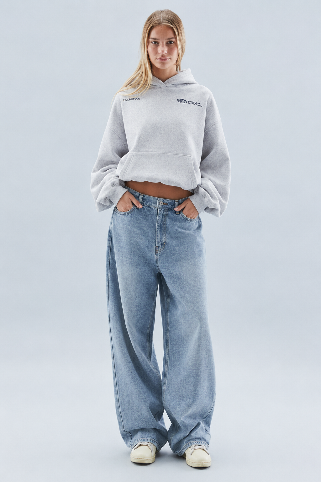 Sweat ample à capuche en molleton — Amielle Paris