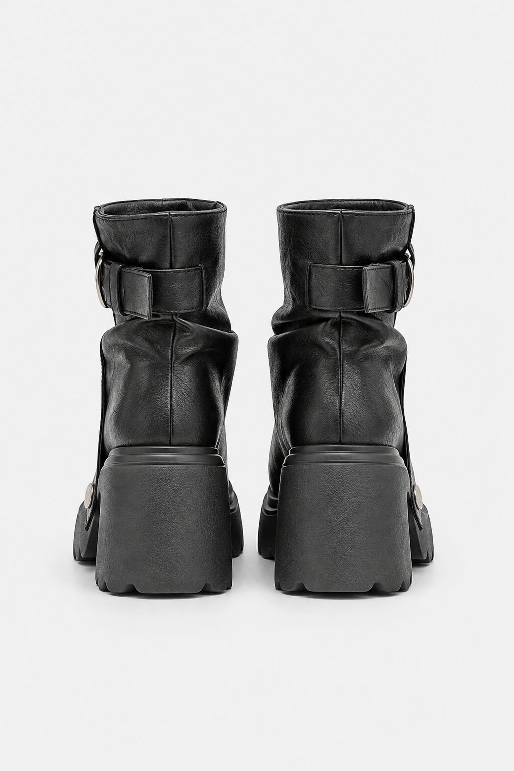 Bottines à plateforme crantée Victoire — Amielle Paris