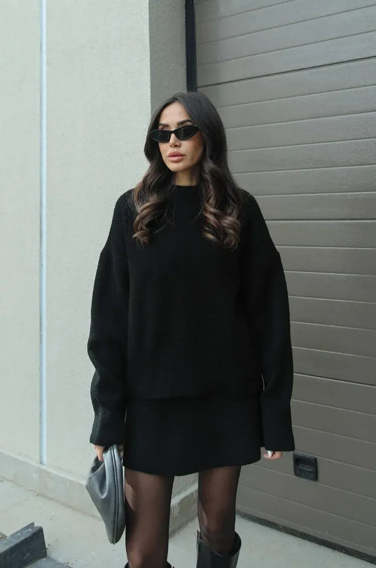 Vivian — Ensemble pull et jupe assortie — Amielle Paris