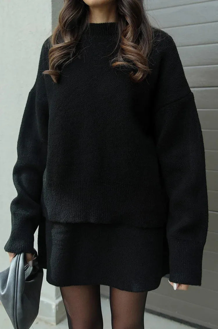 Vivian — Ensemble pull et jupe assortie — Amielle Paris
