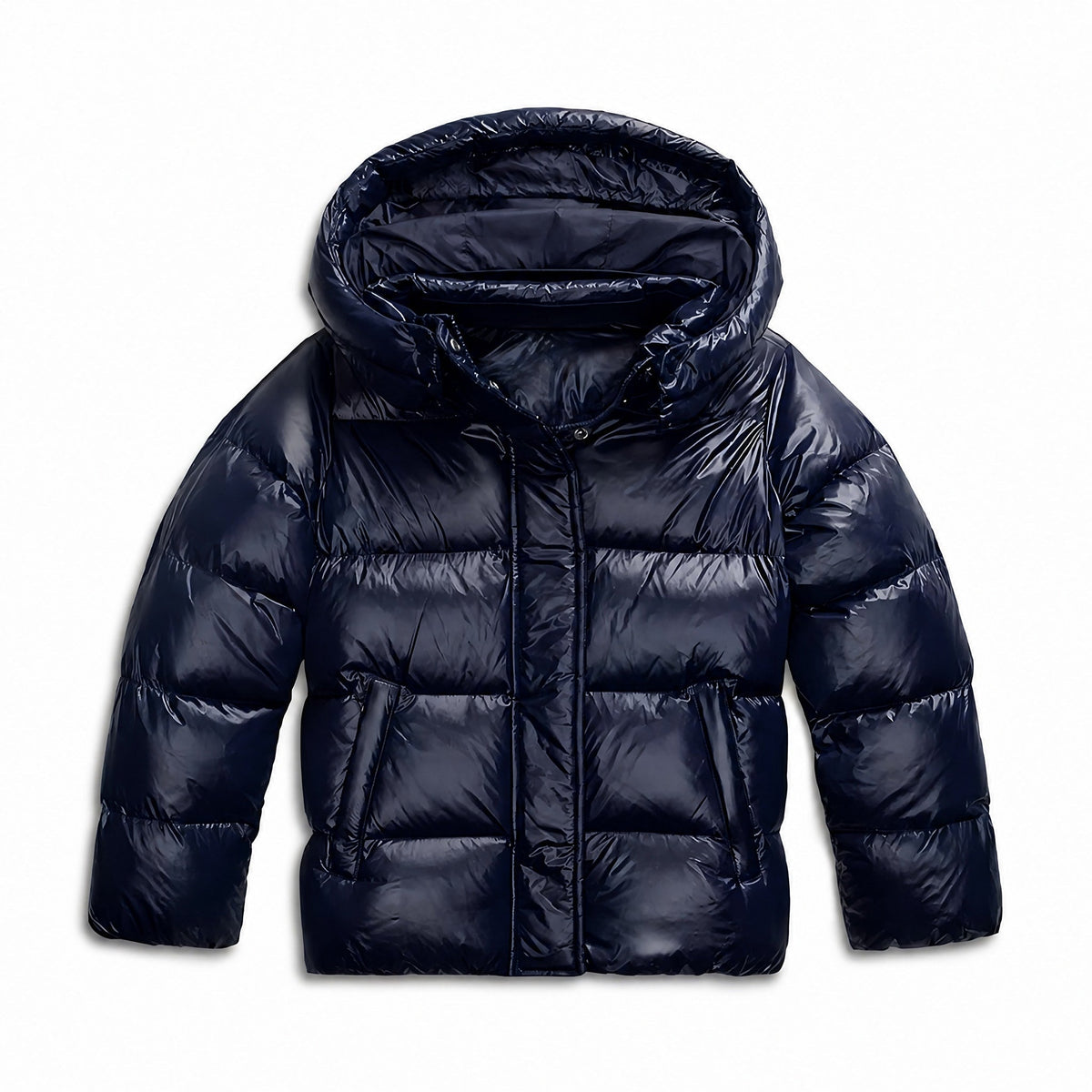 Doudoune matelassée zippée à capuche — Amielle Paris