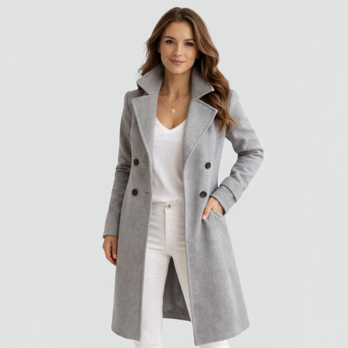 Hortense | Manteau à double boutonnage