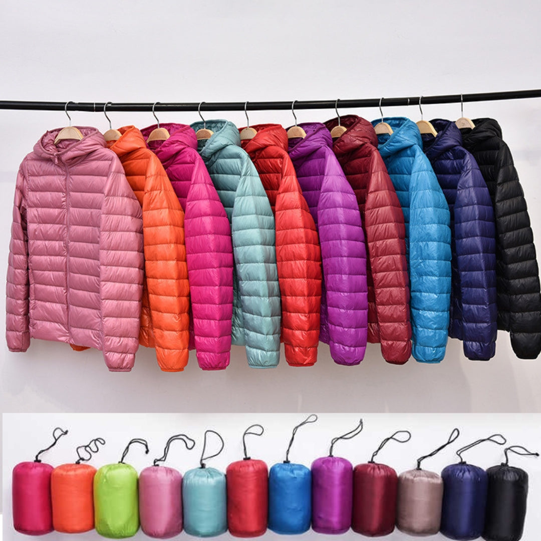 Sienna — Veste matelassée à capuche amovible — Amielle Paris