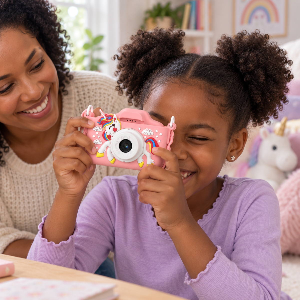 Appareil photo enfant licorne avec écran 2 pouces — vue 2