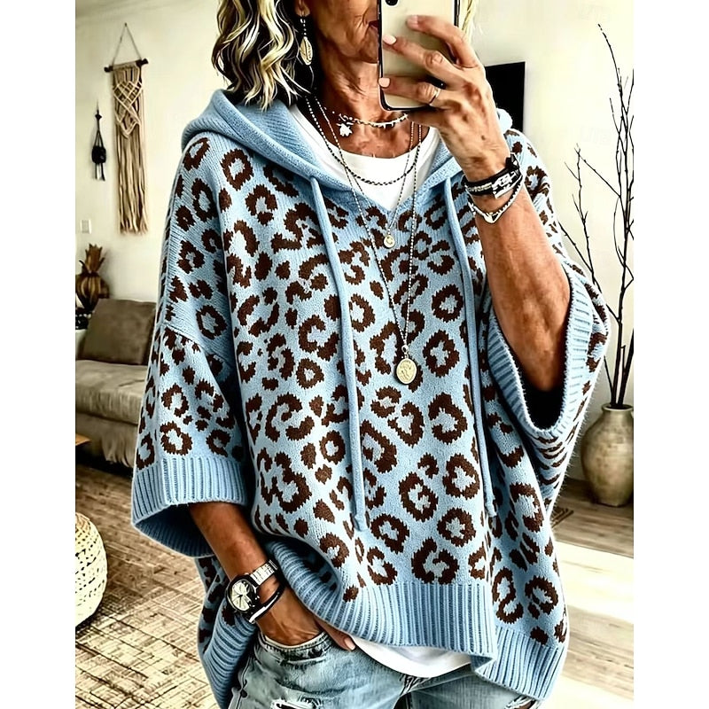Rosalind | Sweat à capuche et imprimé léopard — Amielle Paris