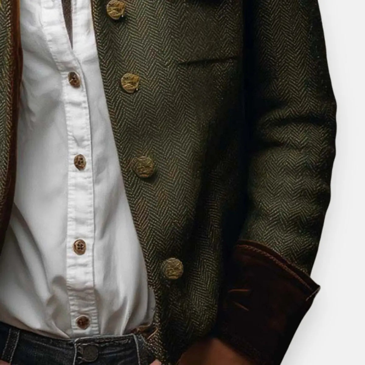 Veste à chevrons et poches poitrine — Amielle Paris