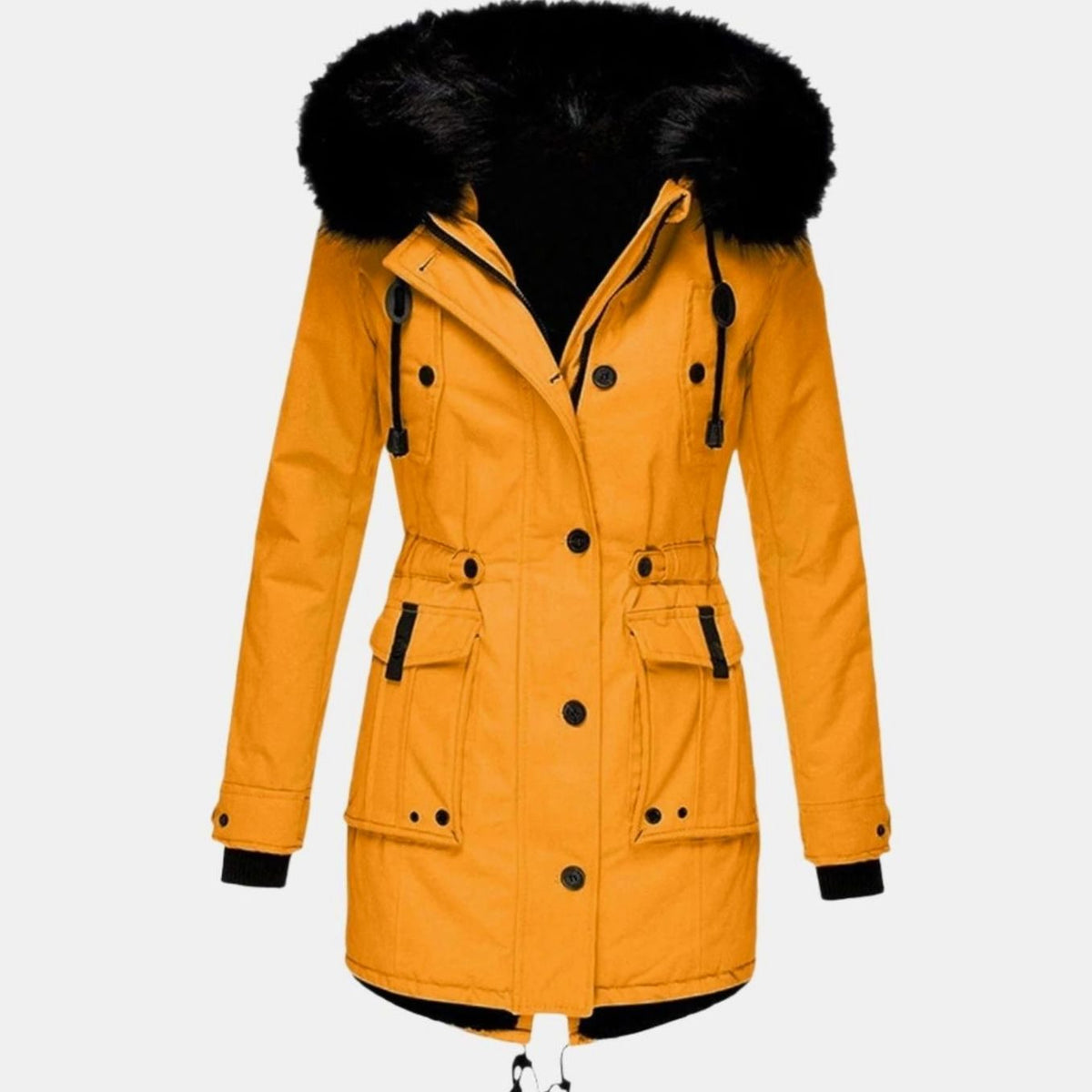 Parka à taille ajustable et doublure polaire — Amielle Paris