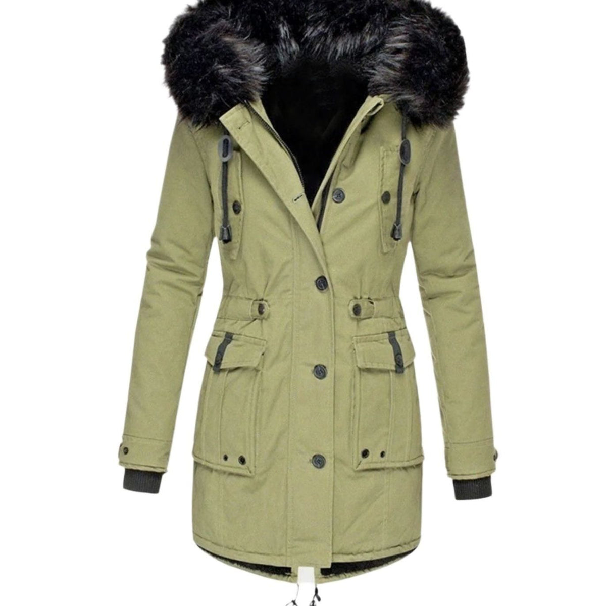 Parka à taille ajustable et doublure polaire — Amielle Paris