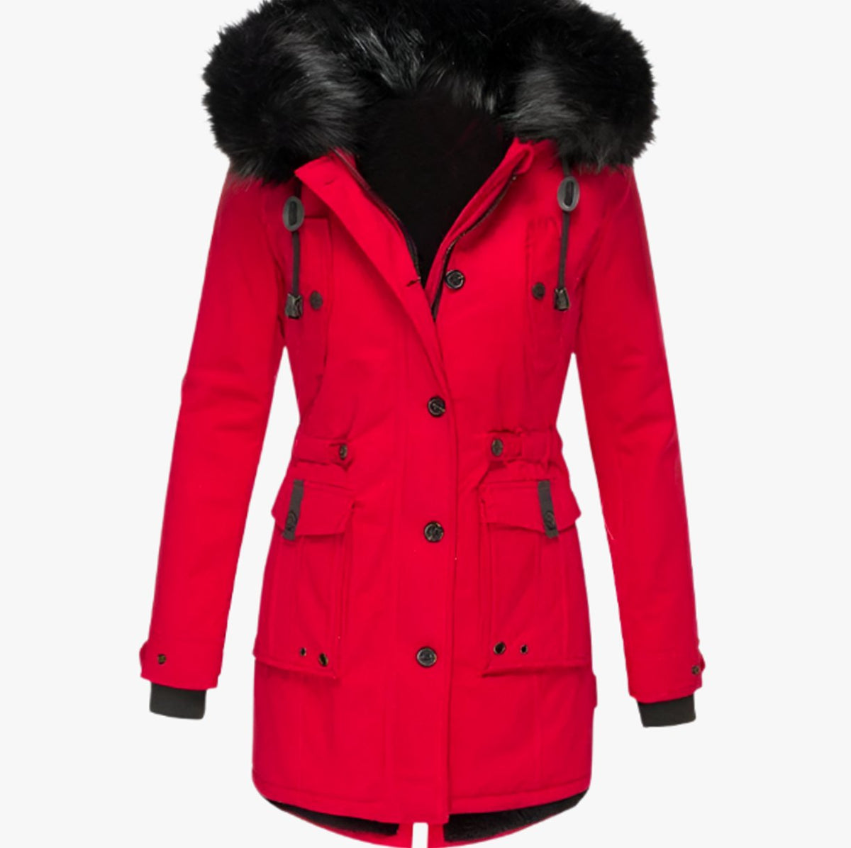Parka à taille ajustable et doublure polaire — Amielle Paris