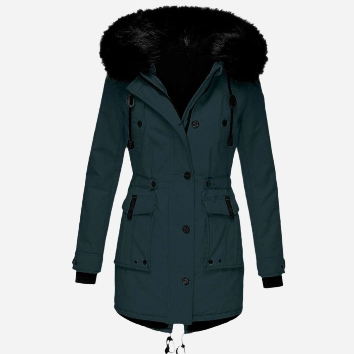Parka à taille ajustable et doublure polaire — Amielle Paris