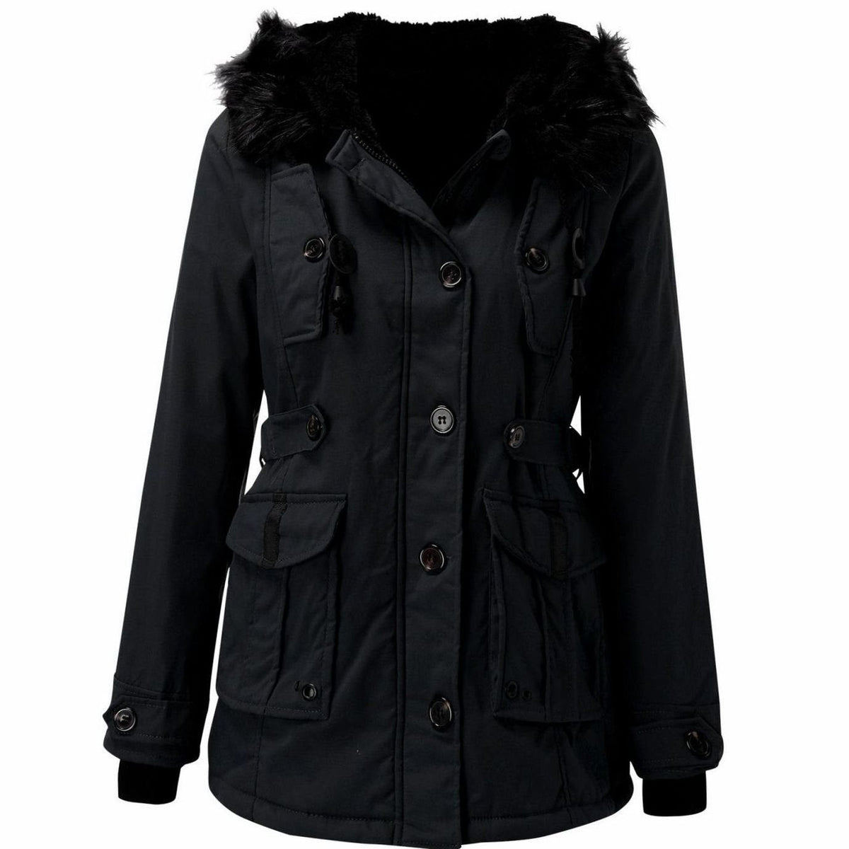 Parka à taille ajustable et doublure polaire — Amielle Paris