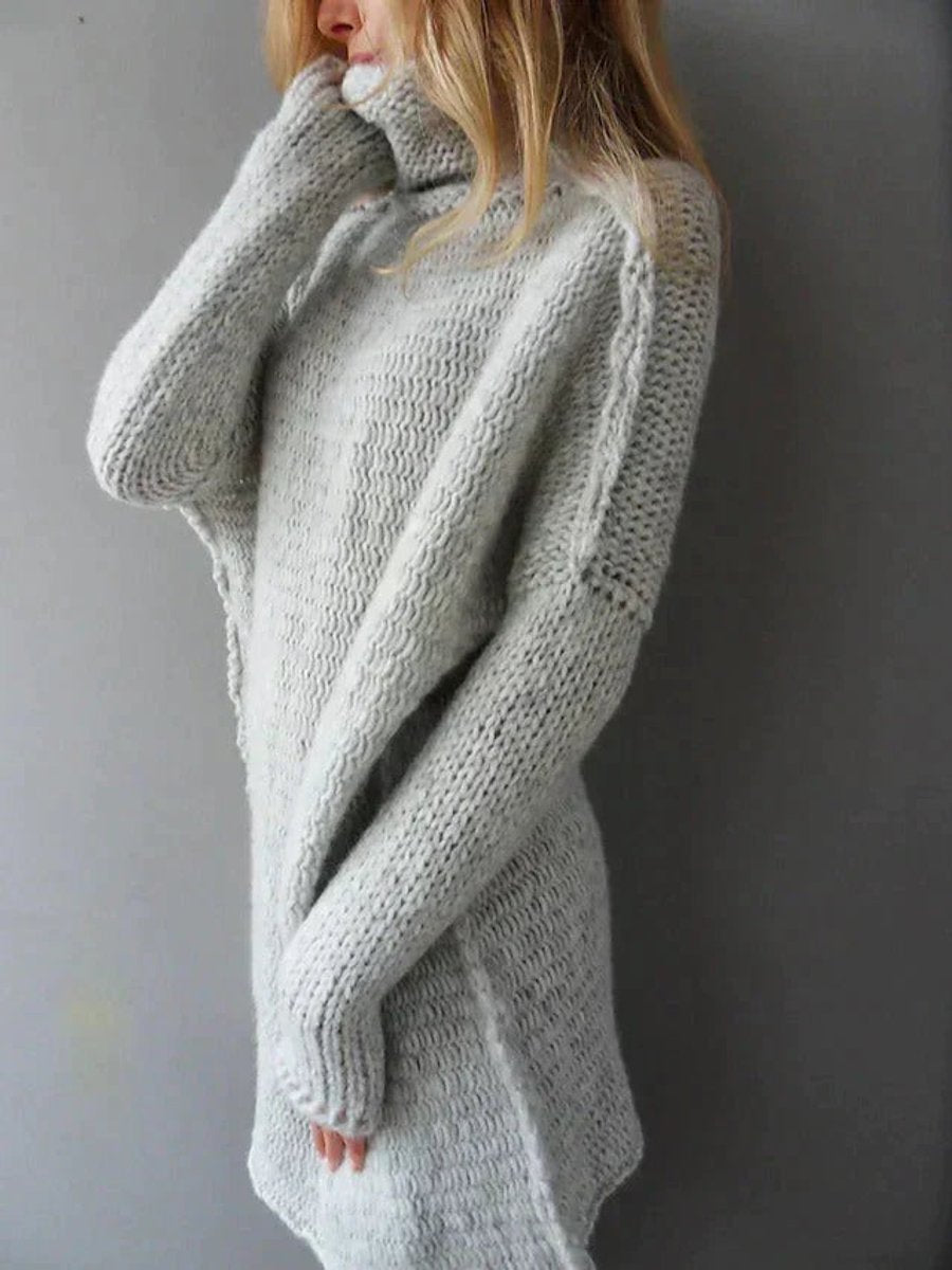 Evelyn — Pull ample en maille à col roulé — Amielle Paris