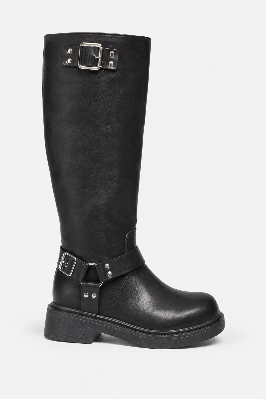 Bottes cavalières à boucles Eden — Amielle Paris