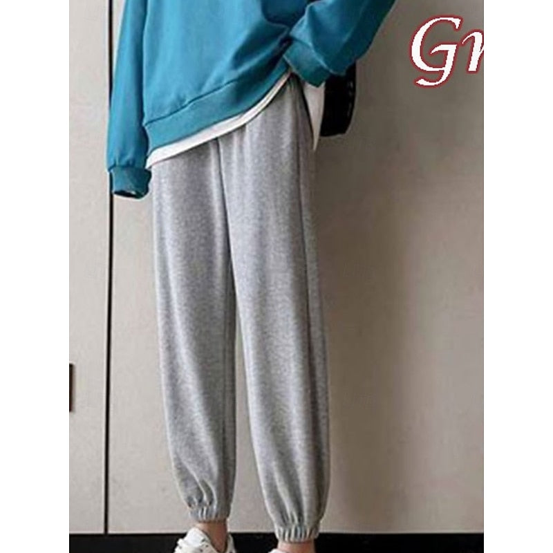 Pantalon de jogging polaire à taille haute — Amielle Paris