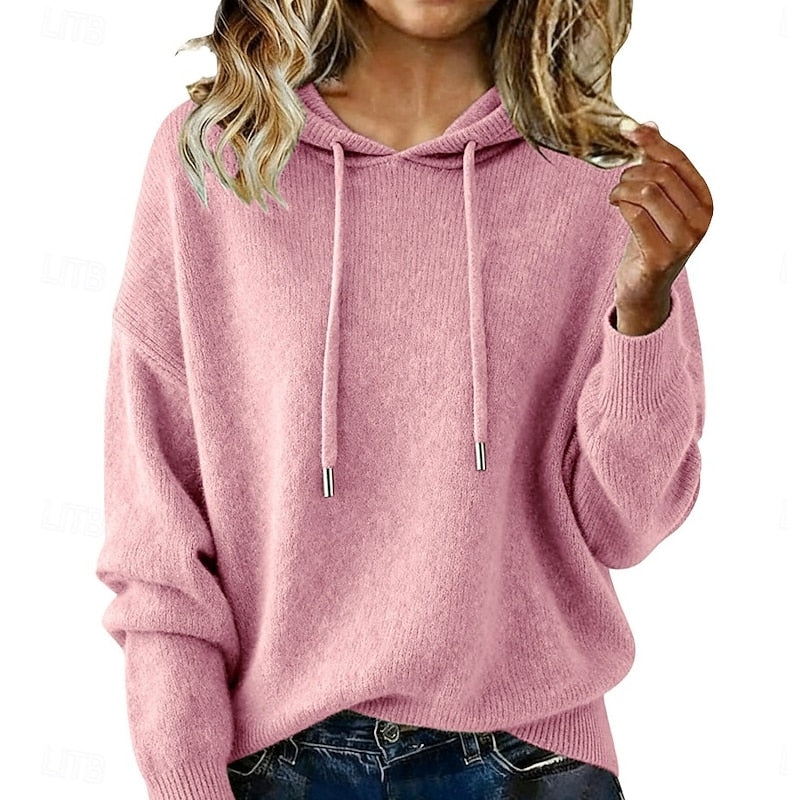 Camille | Pull décontracté à capuche — Amielle Paris